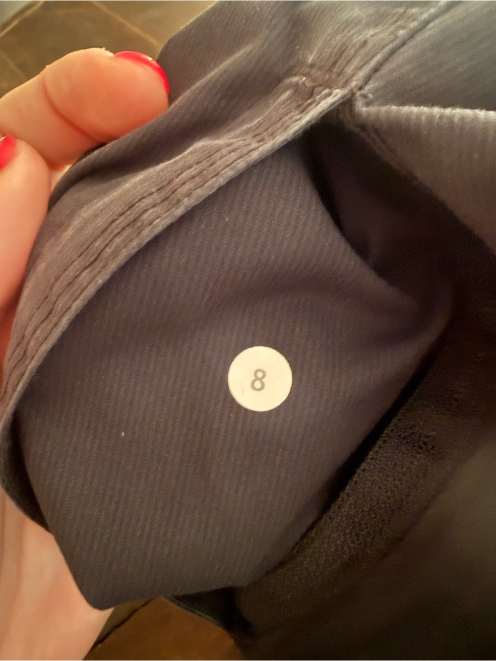 Lululemon Black Pleated Wide Leg Pants Size 8 - Picture 4 of 4